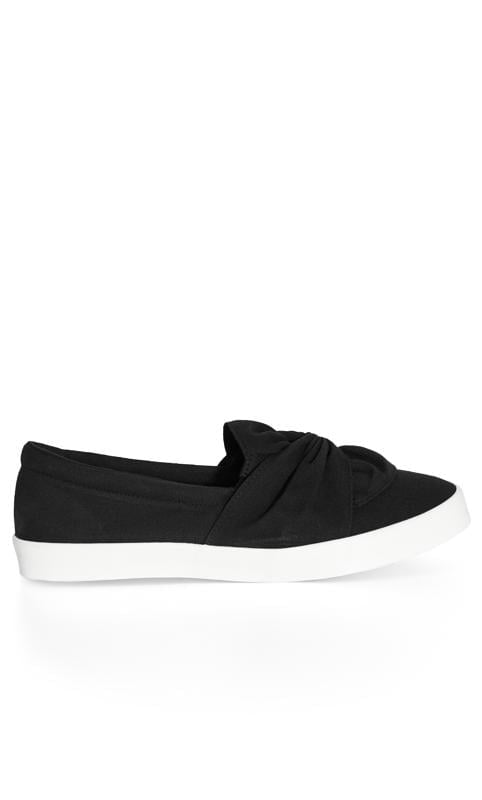Evans Evans Black WIDE FIT Knot Skater