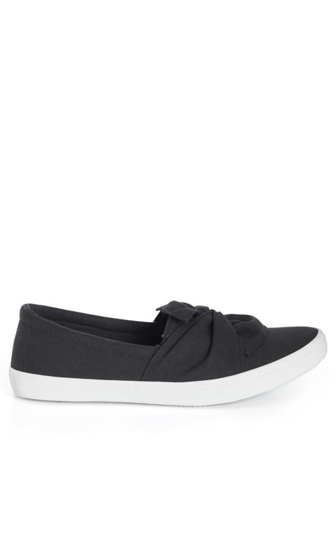 Evans Evans Black WIDE FIT Knot Skater