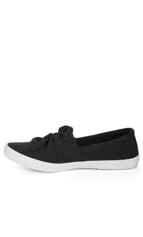 Evans Evans Black WIDE FIT Knot Skater