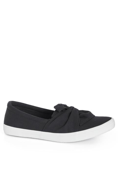 evans Evans Black WIDE FIT Knot Skater