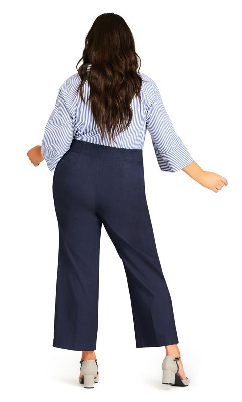 Evans Evans Blue Super Stretch Bootcut Pant Indigo