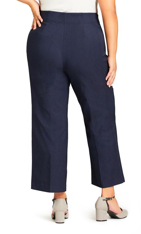 Evans Evans Blue Super Stretch Bootcut Pant Indigo
