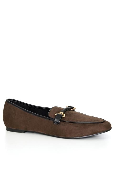 evans Evans Brown & Black Loafer