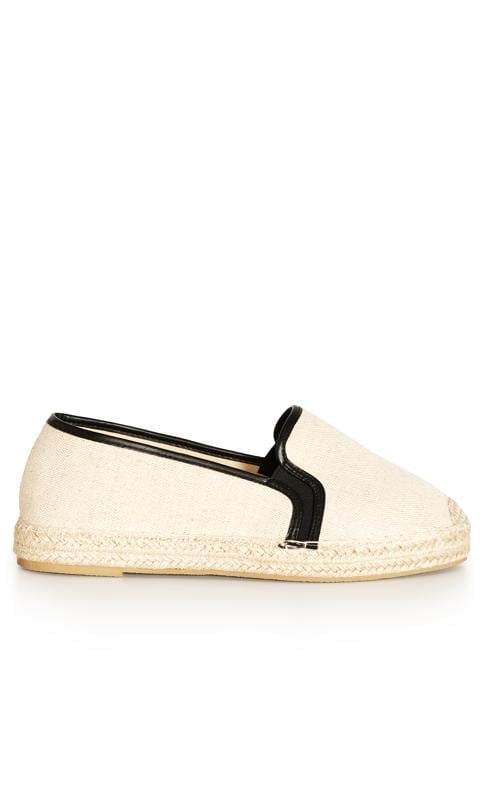 Evans Evans Brown & Black Slip On Espadrille Sandals