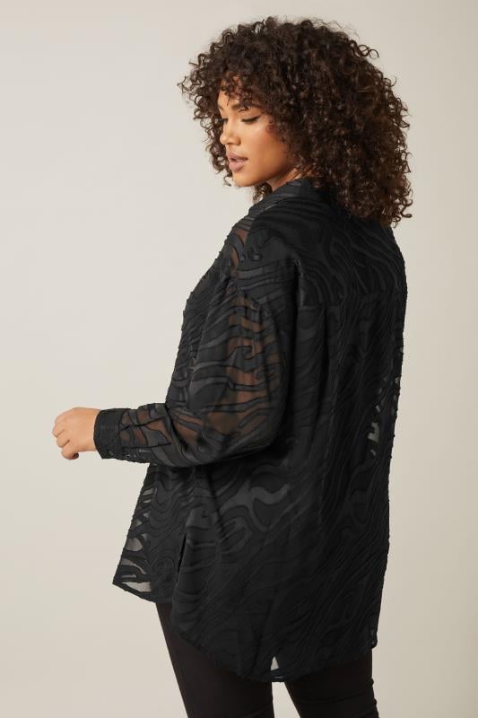 Evans EVANS Curve Black Burnout Shirt