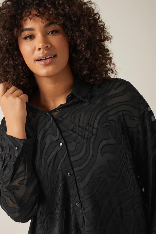Evans EVANS Curve Black Burnout Shirt