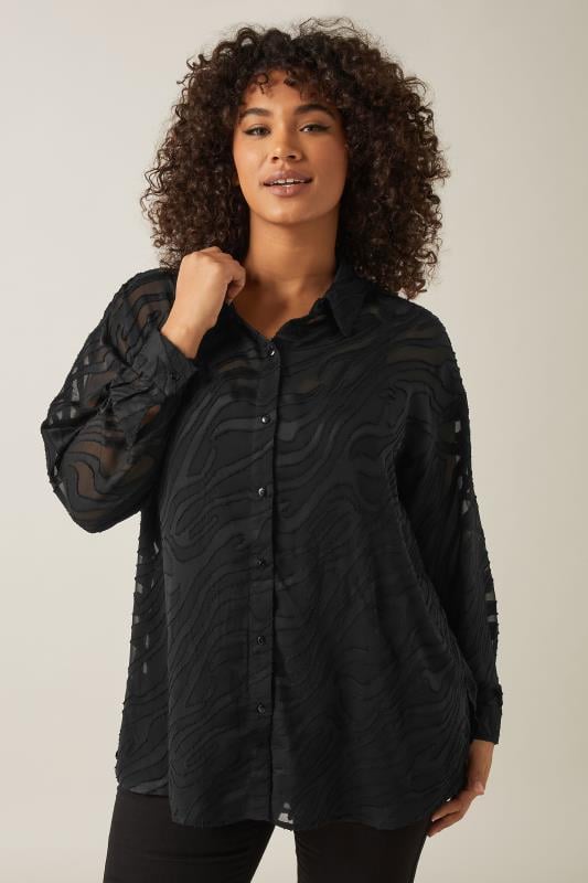 evans EVANS Curve Black Burnout Shirt
