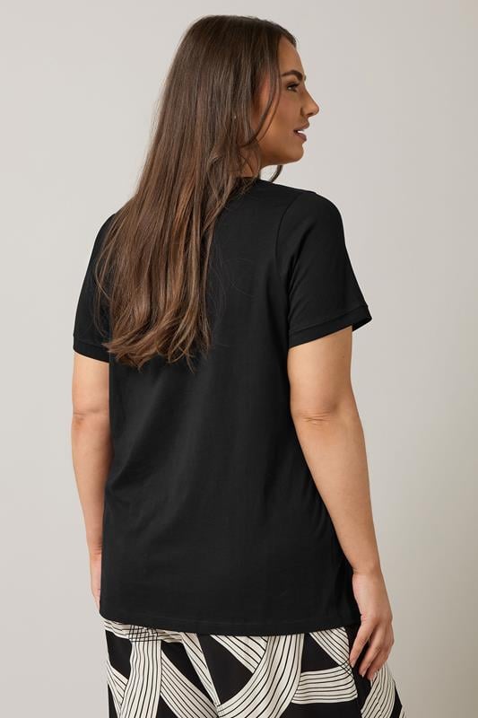 Evans EVANS Curve Black Essential T-Shirt