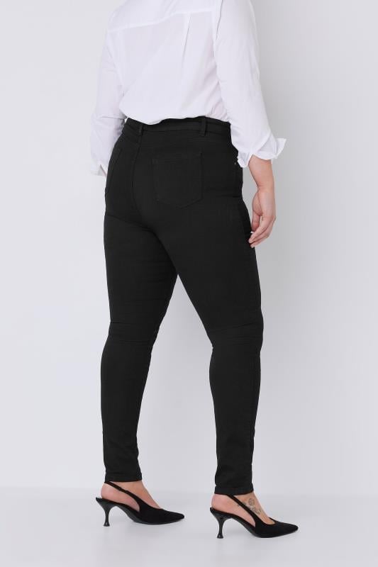 Evans EVANS Curve Black High Waisted Skinny Jeans