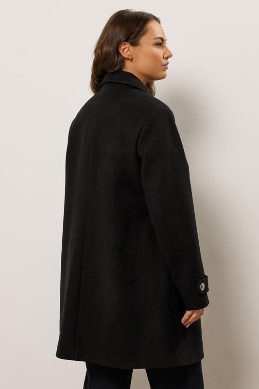 Evans EVANS Curve Black Military Coat