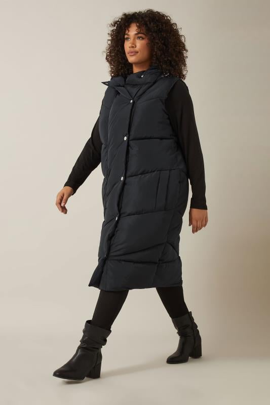 Evans EVANS Curve Black Padded Gilet