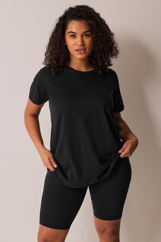 evans EVANS Curve Black Pull On Cycling Shorts