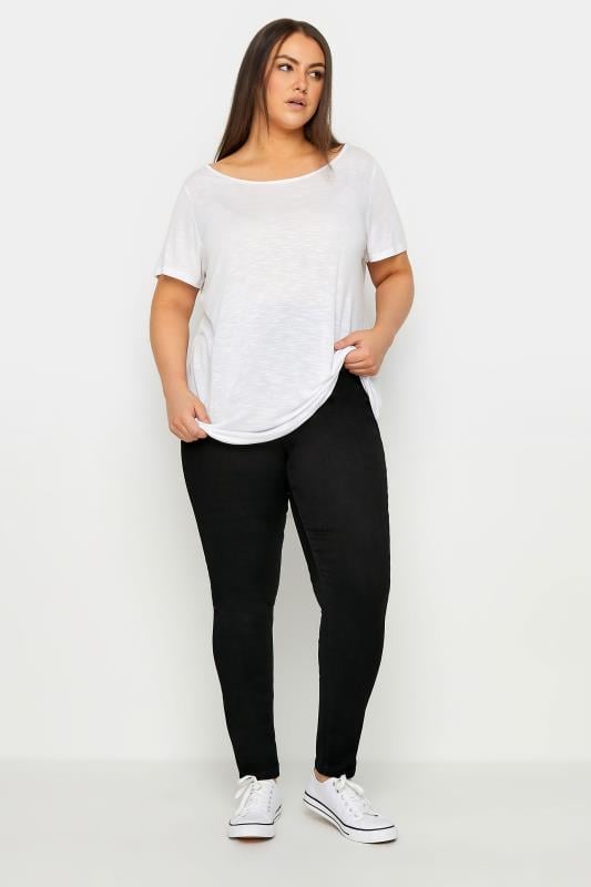 Evans Evans Curve Black Skinny Jeans