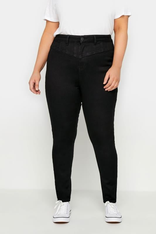 evans Evans Curve Black Skinny Jeans