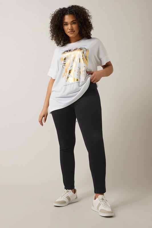 evans EVANS Curve Black Skinny Jeggings