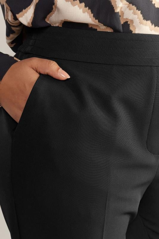 Evans EVANS Curve Black Tapered Trouser