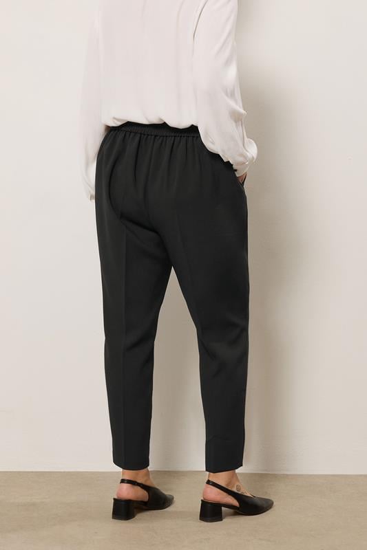 Evans EVANS Curve Black Tapered Trousers