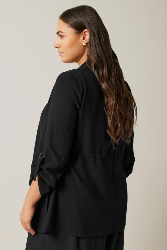 Evans EVANS Curve Black Waterfall Jacket