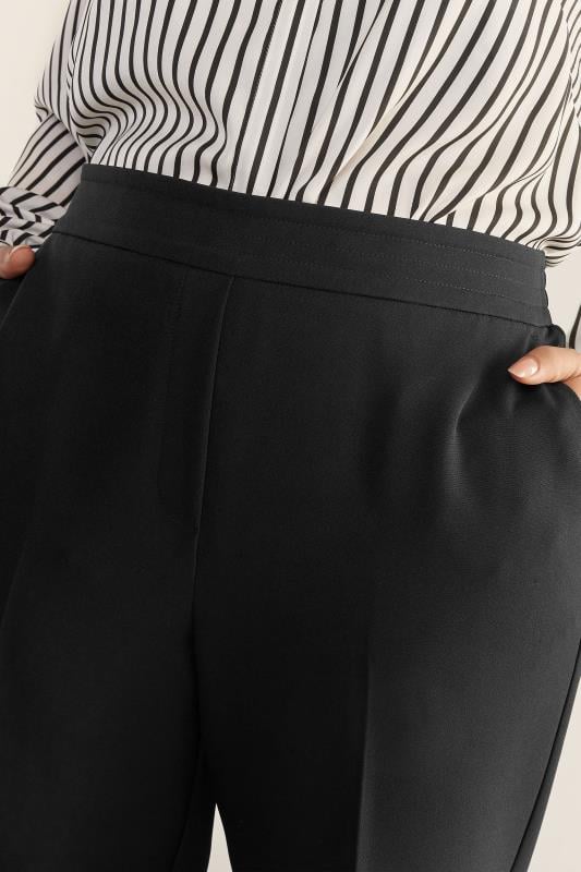 Evans EVANS Curve Black Wide Leg Trouser