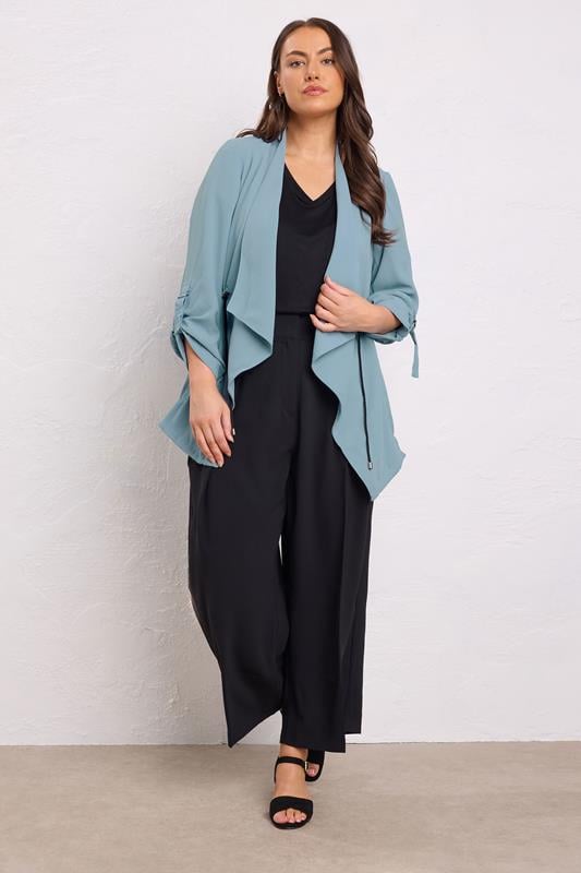 evans EVANS Curve Blue Waterfall Jacket