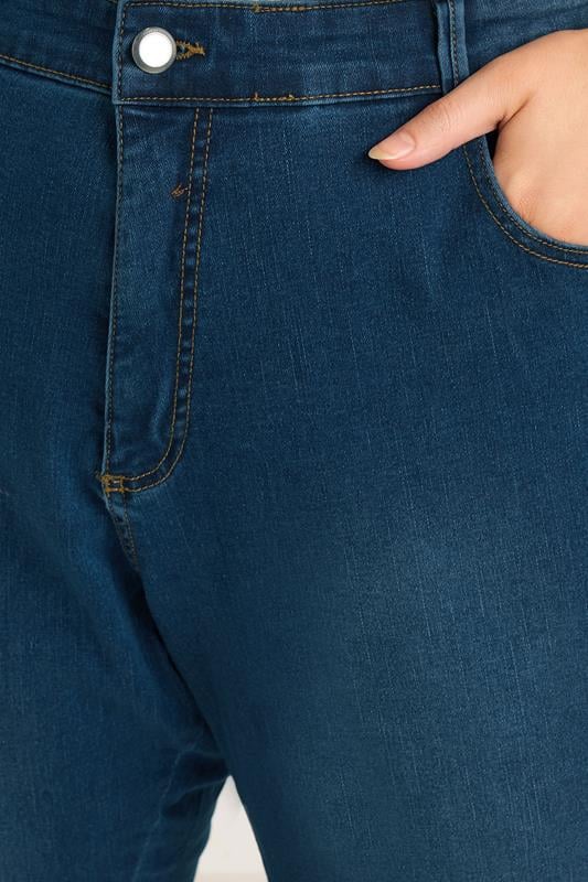 Evans EVANS Curve Fit Indigo Straight Leg Jeans