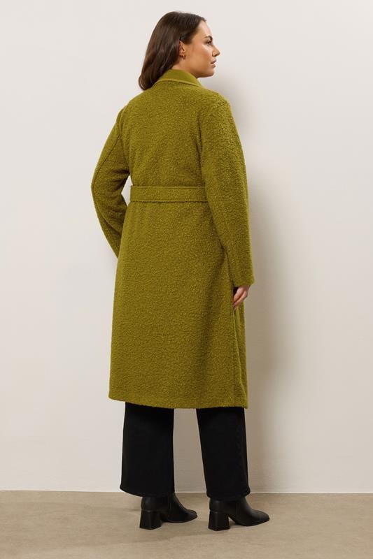 Evans EVANS Curve Green Waterfall Coat