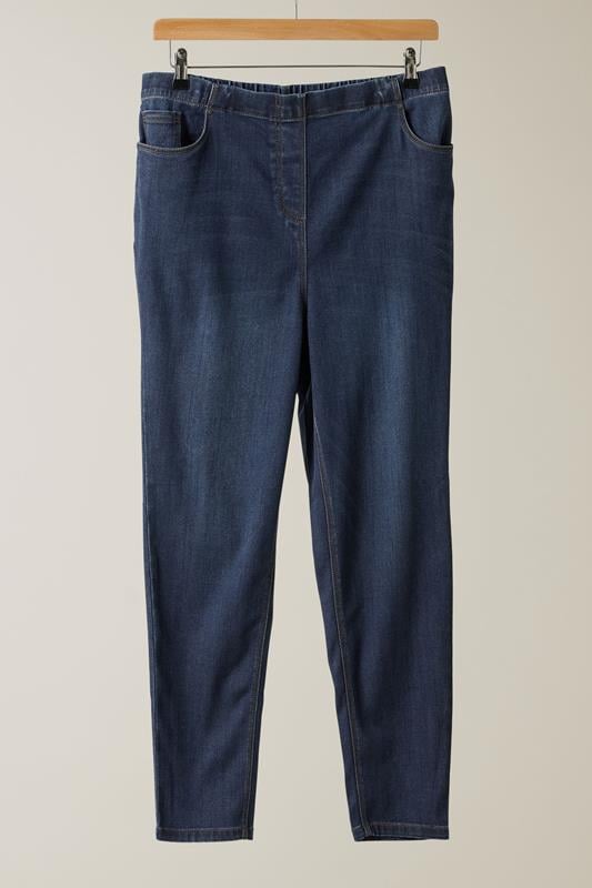 Evans EVANS Curve Indigo Blue Skinny Jeggings