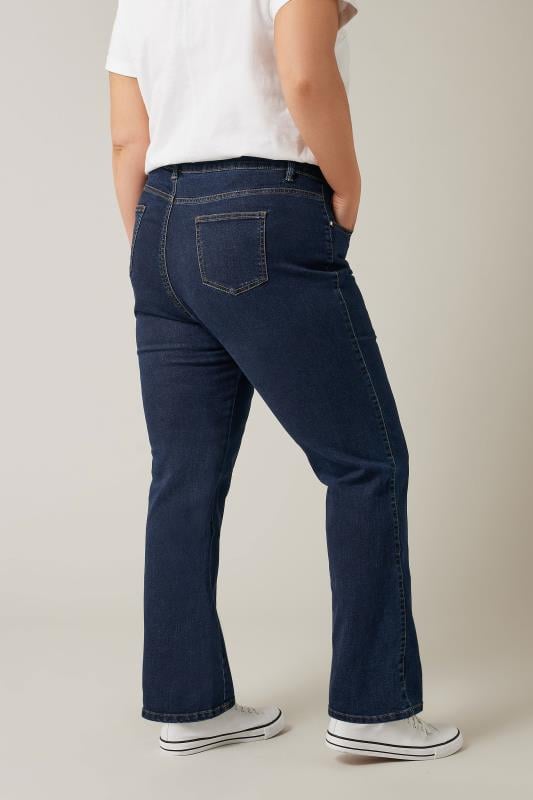 Evans EVANS Curve Indigo Blue Straight Leg Jean