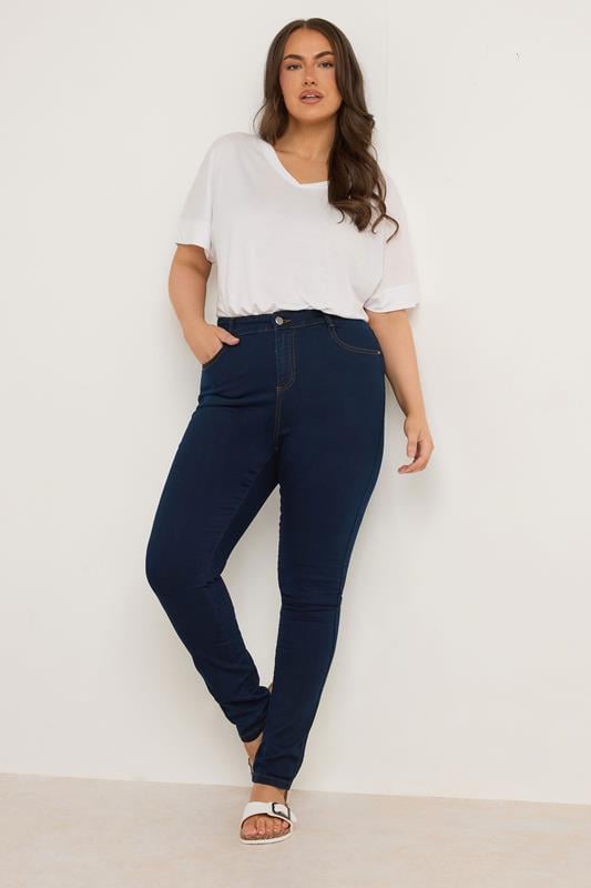 Evans EVANS Curve Indigo Skinny Jeans