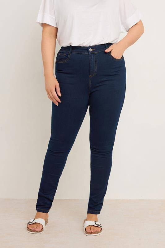 evans EVANS Curve Indigo Skinny Jeans