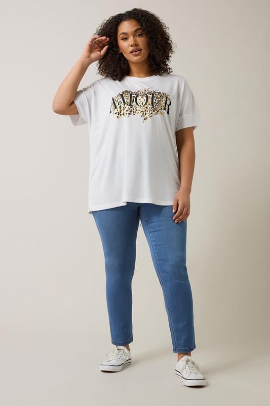 evans EVANS Curve Mid Blue Skinny Jeggings