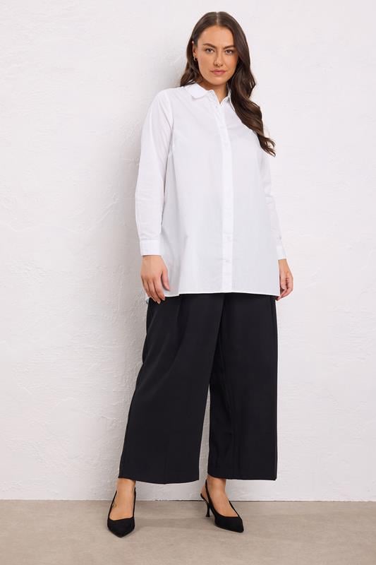 Evans EVANS Curve White Poplin Shirt