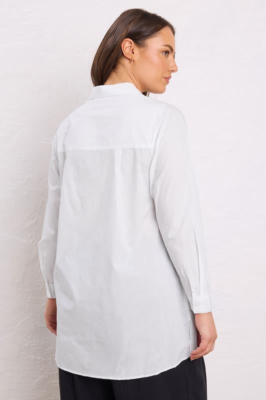 Evans EVANS Curve White Poplin Shirt
