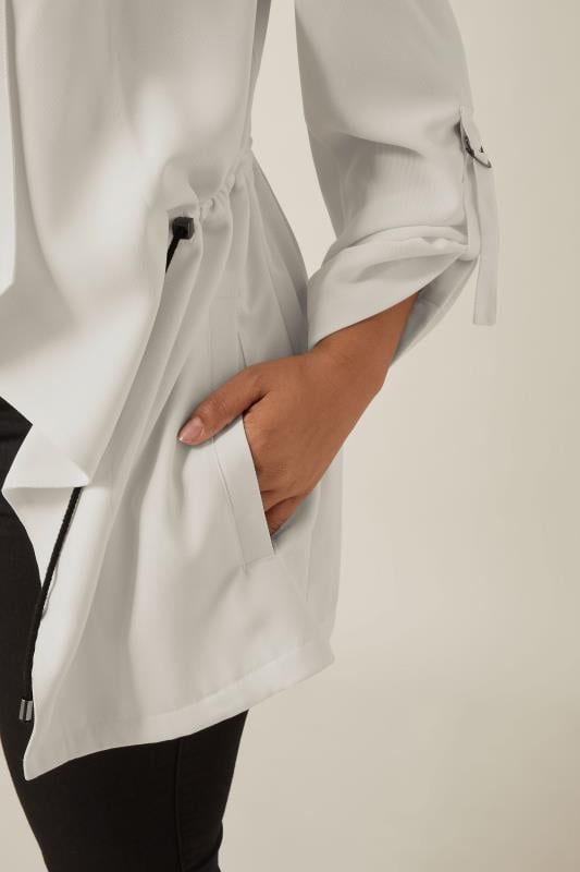 Evans EVANS Curve White Waterfall Jacket