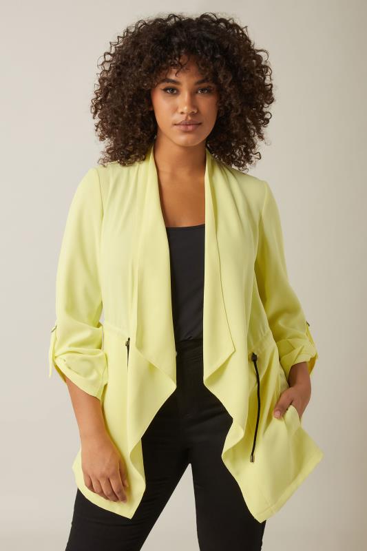 evans EVANS Curve Yellow Waterfall Jacket