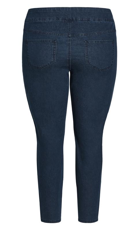 Evans Evans Indigo Blue Denim Straight Leg Jeans