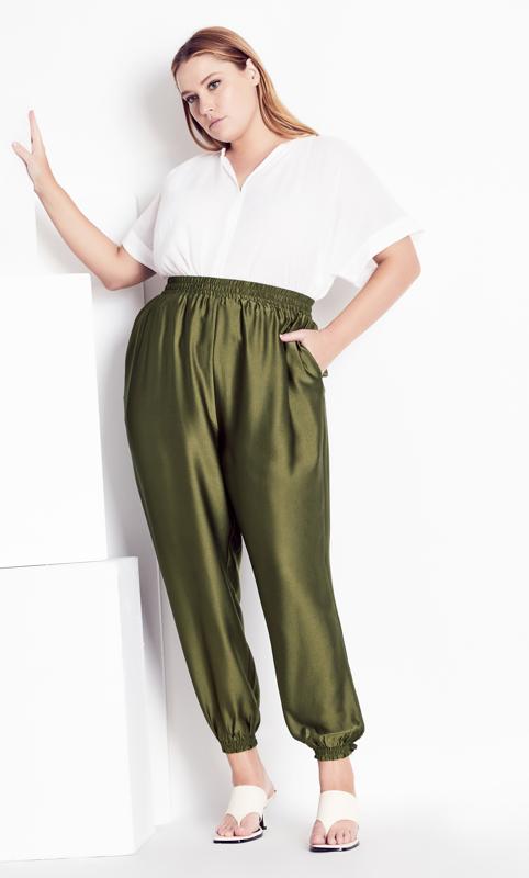 evans Evans Khaki Relaxed Class Trouser