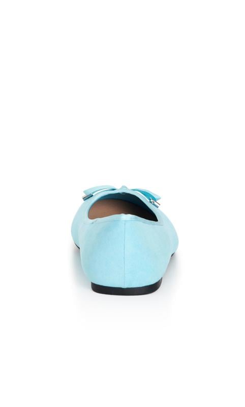 Evans Evans Light Blue Denim Ballerina Pumps