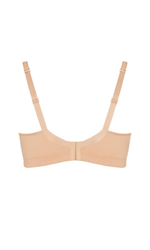 Evans Evans Neutral Comfort Cotton Non-Wired Bra