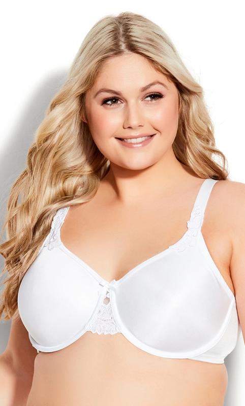 evans Evans White Underwired Full Cup Bra