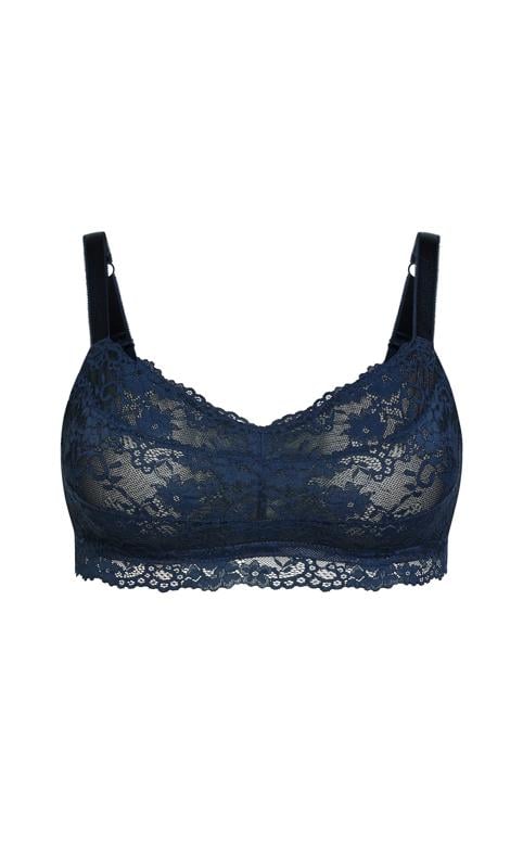Evans Hips & Curves Navy Full Coverage Bralette