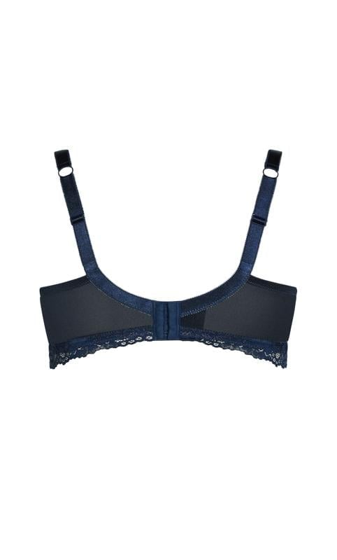 Evans Hips & Curves Navy Full Coverage Bralette
