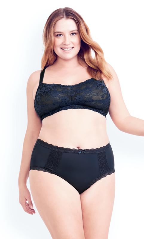 evans Hips & Curves Navy Full Coverage Bralette