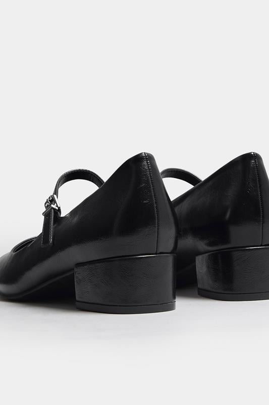 Evans LTS Black Mary Jane Heels In Standard Fit