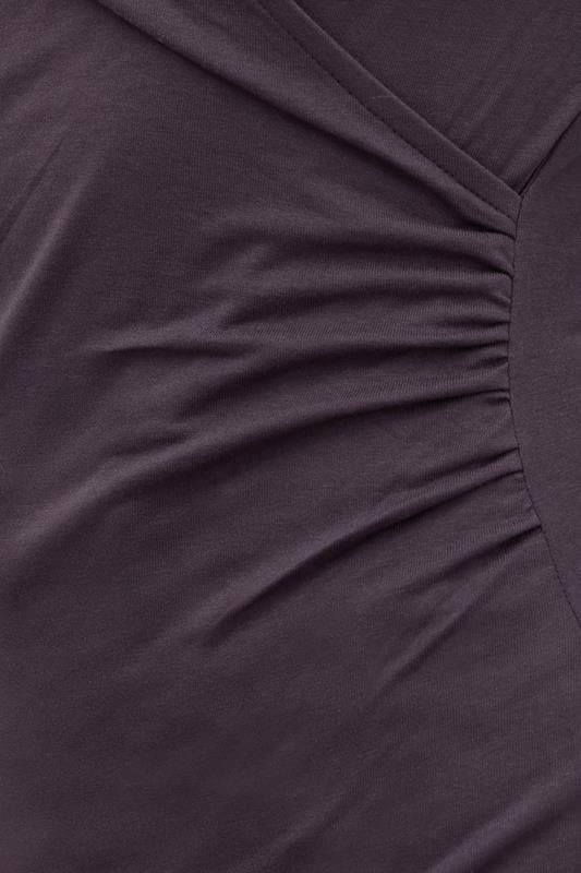 Evans LTS PREMIUM Tall Purple Long Sleeve Wrap Top