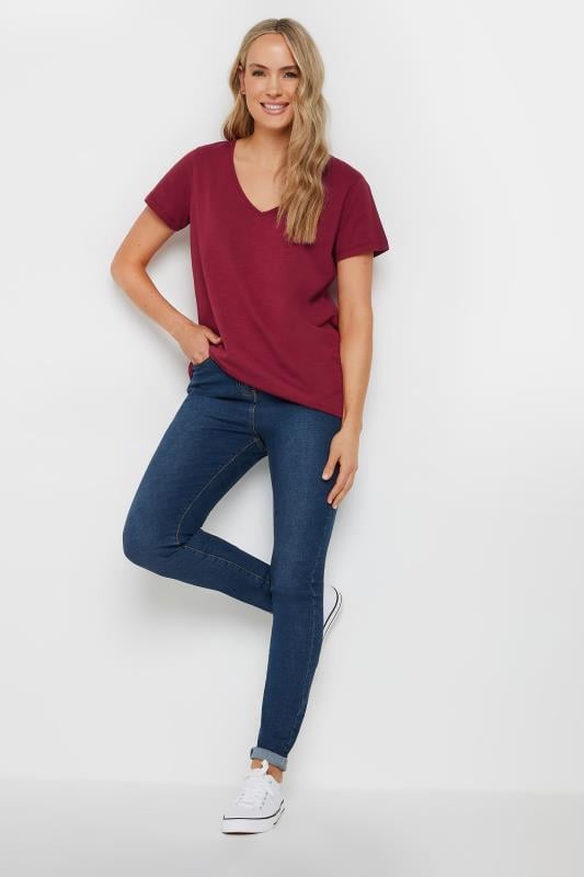 Evans LTS Tall 3 Pack Red & Green V-Neck T-Shirts