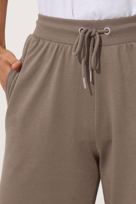 Evans LTS Tall Beige Brown Wide Leg Joggers