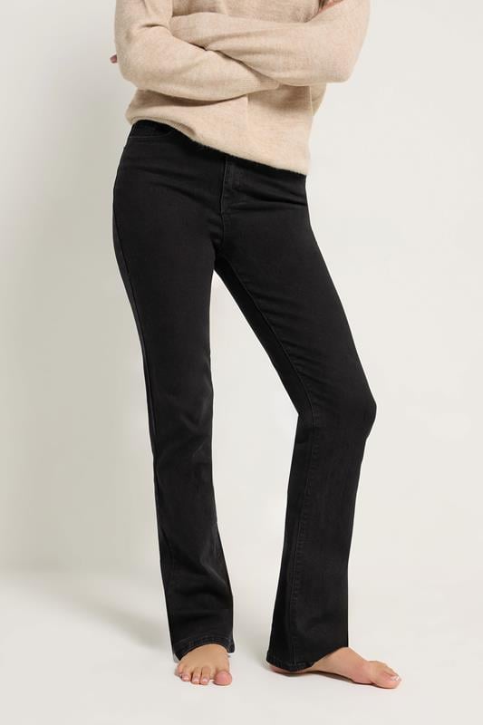 Evans LTS Tall Black Bootcut Denim Jeans