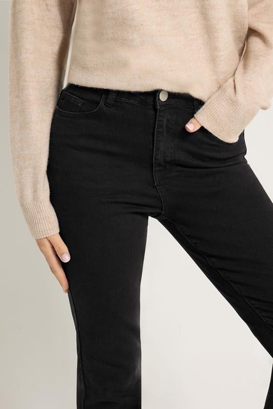 Evans LTS Tall Black Bootcut Denim Jeans