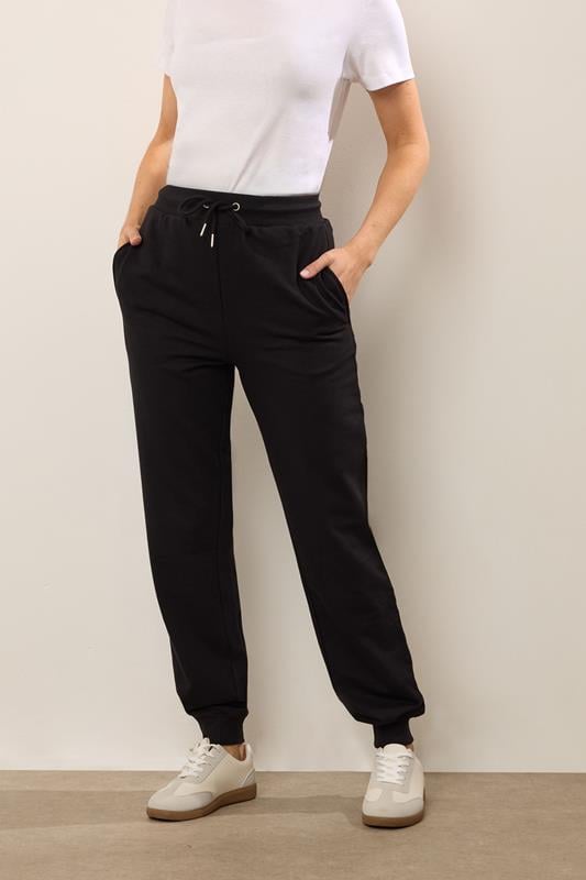 Evans LTS Tall Black Cuffed Drawstring Joggers